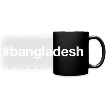BANGLADESH Hashtag - Panorama-Tasse farbig - Schwarz - Vorne