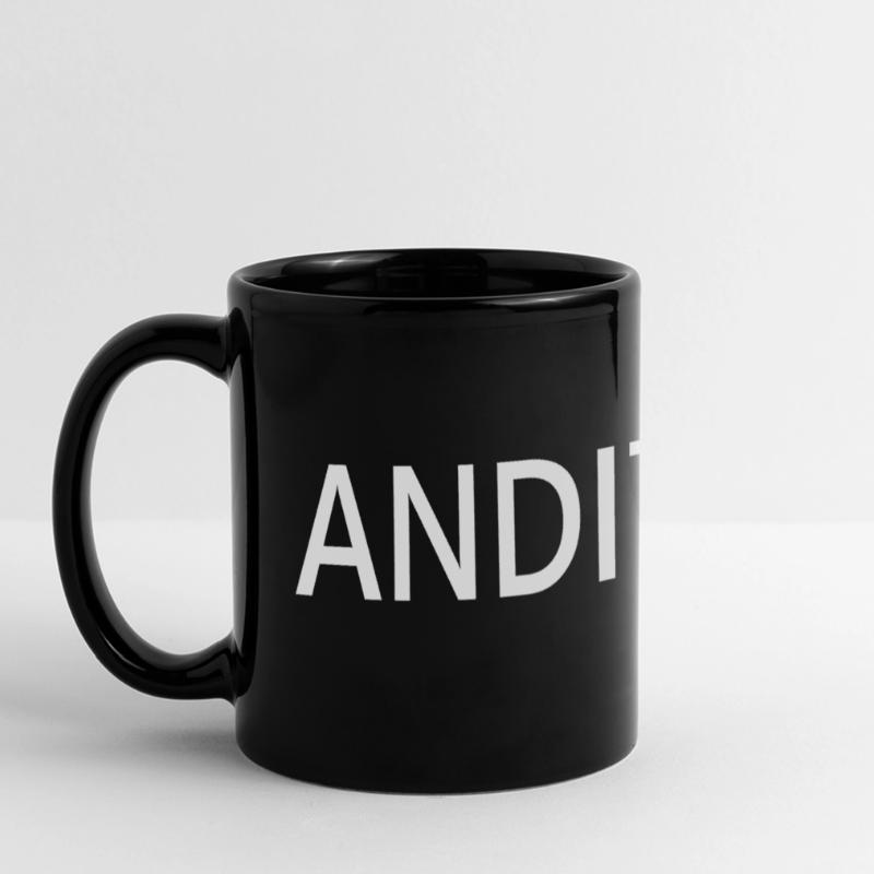 AndiTheke – Jeu de mots Nom Andy Andreas Andre Andi Mug panoramique uni
