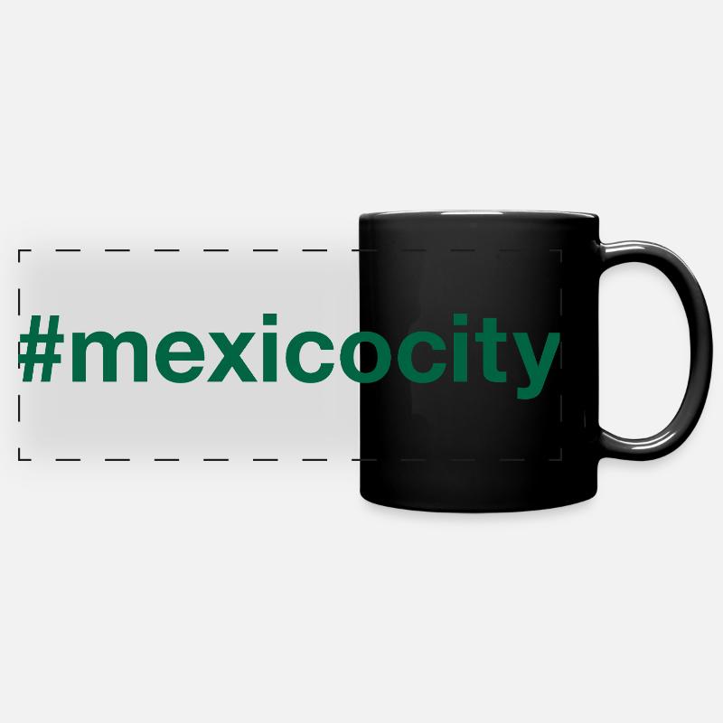 Hashtag de Mexico - Mug panoramique uni - noir