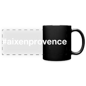 AIX-EN-PROVENCE Hashtag - Panorama-Tasse farbig - Schwarz - Vorne