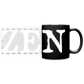 ZEN - Mug panoramique uni - noir - Devant