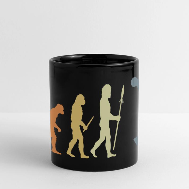 Evolution Handball Player Full Colour Panoramic Mug