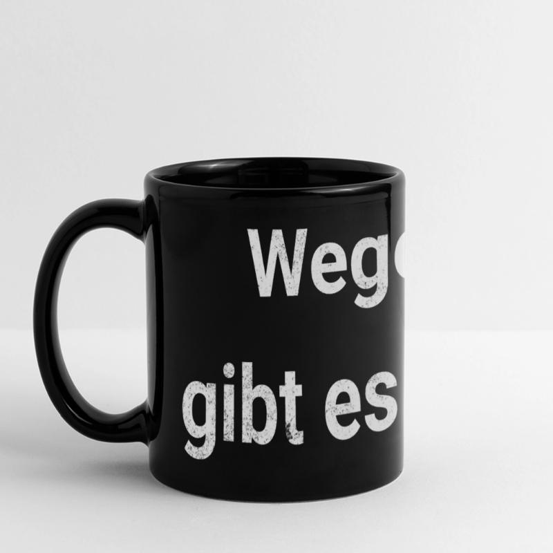 Wegen dir gibt es Plan B - Passiv Aggressiv Panorama-Tasse farbig