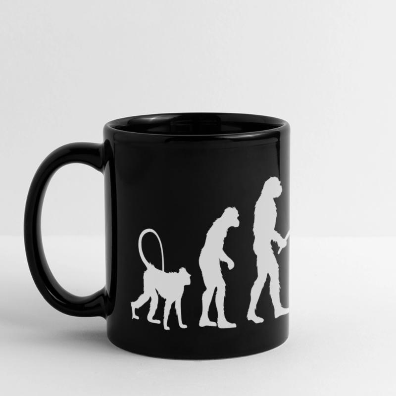 Karate Evolution Panorama-Tasse farbig