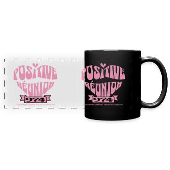 Becher Positive Chili 974 - Panorama-Tasse farbig - Schwarz - Vorne
