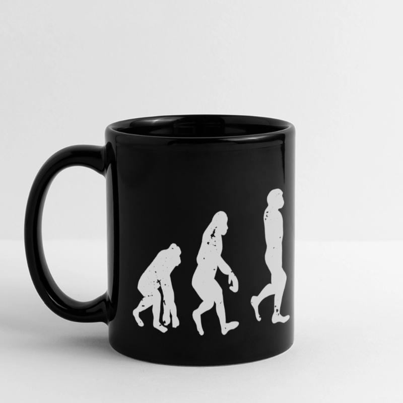 Techno Evolution Silhouettes Mug panoramique uni