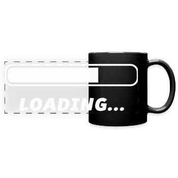 Loading - Full Colour Panoramic Mug - black - Front
