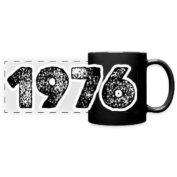 Year 1976 - Full Colour Panoramic Mug - black - Front