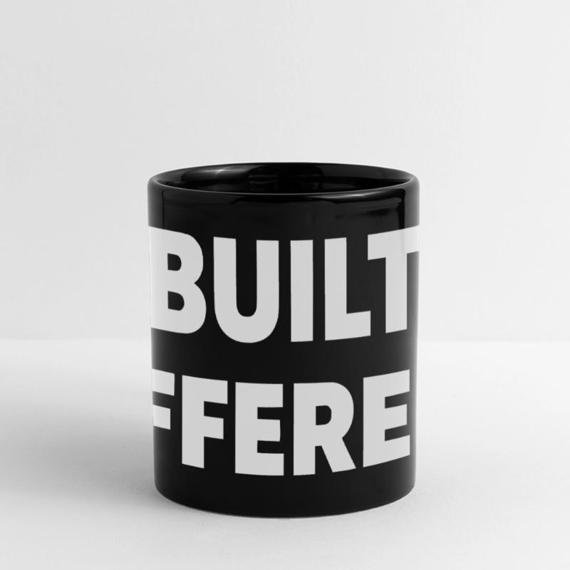 Built Different – Bold Statement Typography Full Colour Panoramic Mug