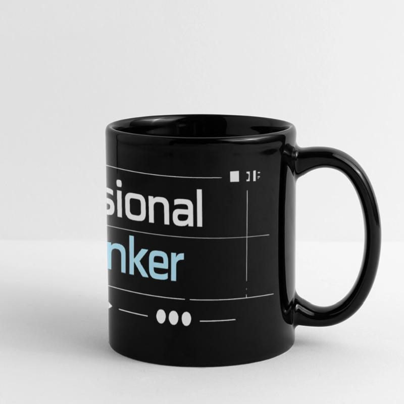 Professional OVERTHINKER tech Panorama-Tasse farbig