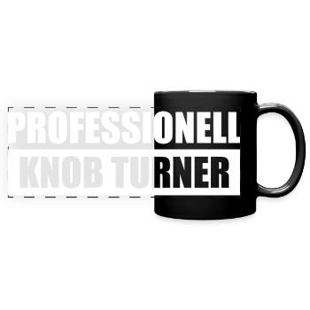 Knob Turner Sound Engineer Sound Engineer - Full Colour Panoramic Mug - black - Front