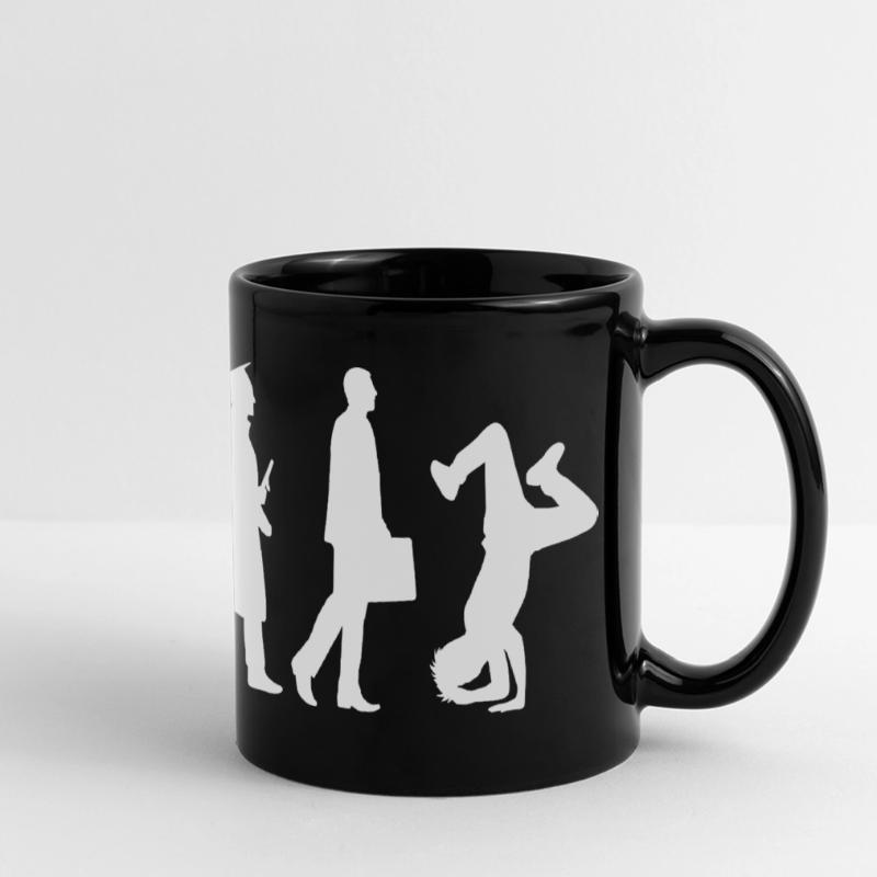 Évolution du breakdance Mug panoramique uni