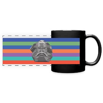 Les | complémentaires de Karl Mag Karl Marx - Mug panoramique uni - noir - Devant