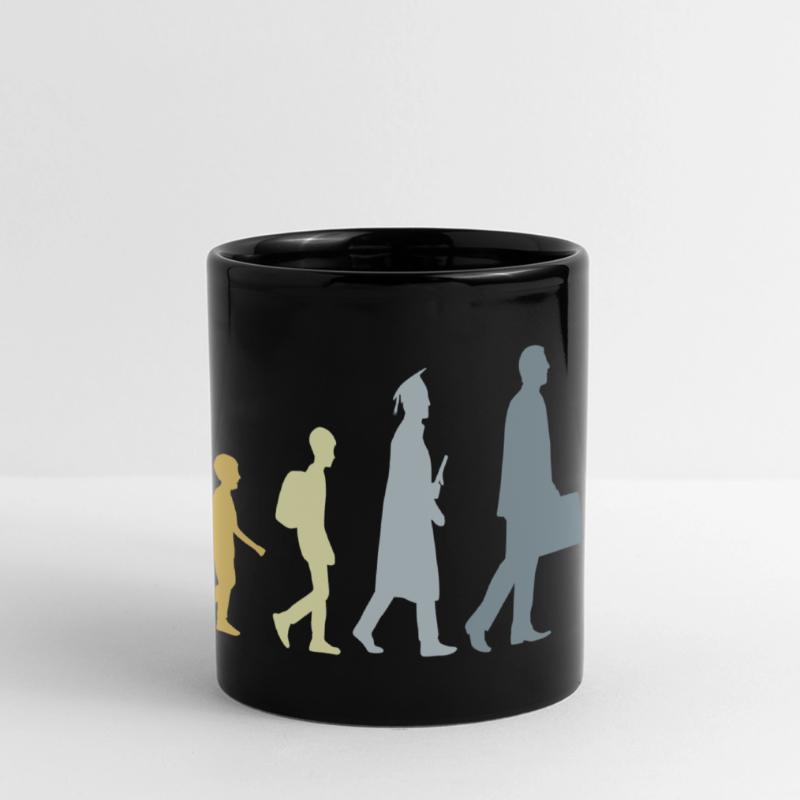 Läufer Evolution Panorama-Tasse farbig