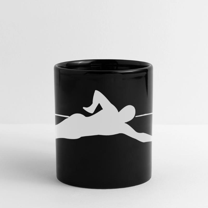 Dynamic Sprinter Line Graphics Full Colour Panoramic Mug