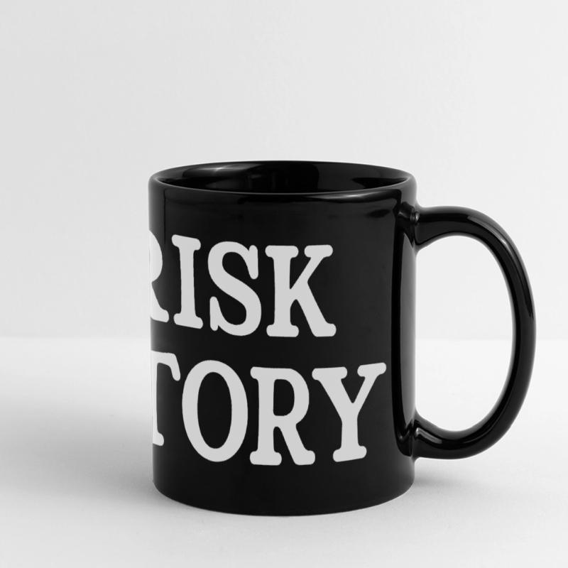 Pas de risque, pas d’histoire Mug panoramique uni