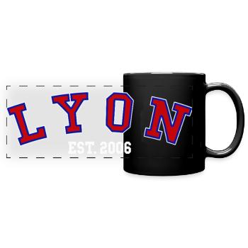Lyon Est. 2006 - Full Colour Panoramic Mug - black - Front