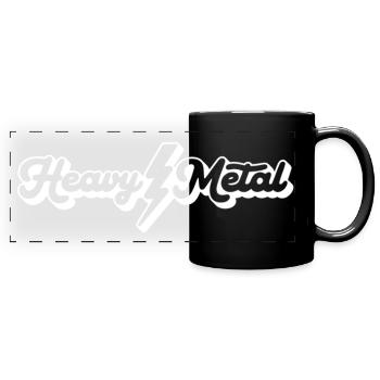 Heavy Metal Script - Panoramamok gekleurd - zwart - Voor