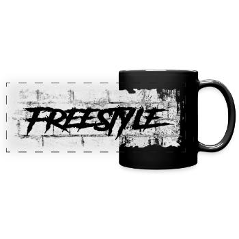 freestyle - Full Colour Panoramic Mug - black - Front