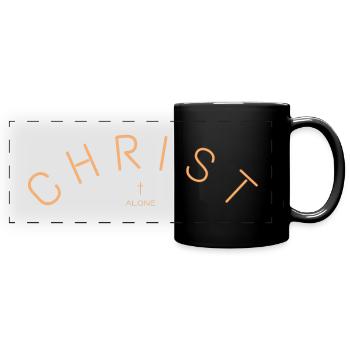 Christ [01] - Panorama-Tasse farbig - Schwarz - Vorne
