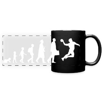 Evolution Handball - Panorama-Tasse farbig - Schwarz - Vorne