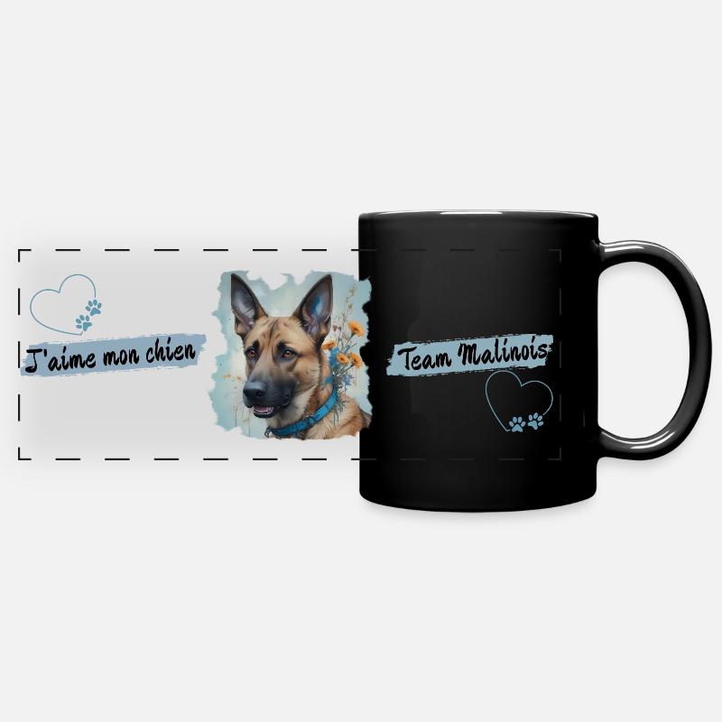 BECHER MALINOIS - Panorama-Tasse farbig - Schwarz