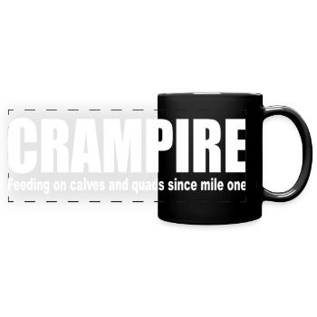 CRIMPE, MOLLETS QUADRUPLES MARATHON Vampire - Mug panoramique uni - noir - Devant