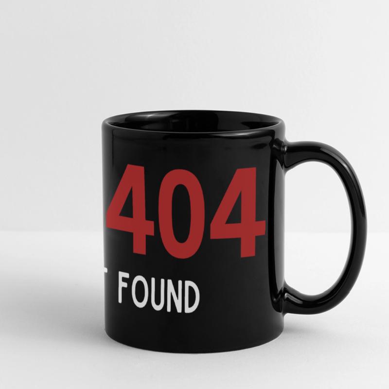 Error 404 Sleep Not Found – Pattern for Developers Full Colour Panoramic Mug