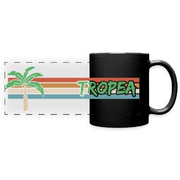 Holiday Tropea - Mug panoramique uni - noir - Devant