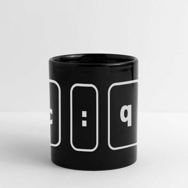 Vim-Escape-Code Panorama-Tasse farbig
