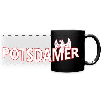 POTSDAMer - Full Colour Panoramic Mug - black - Front