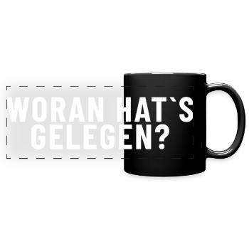 What was the reason ? - Full Colour Panoramic Mug - black - Front