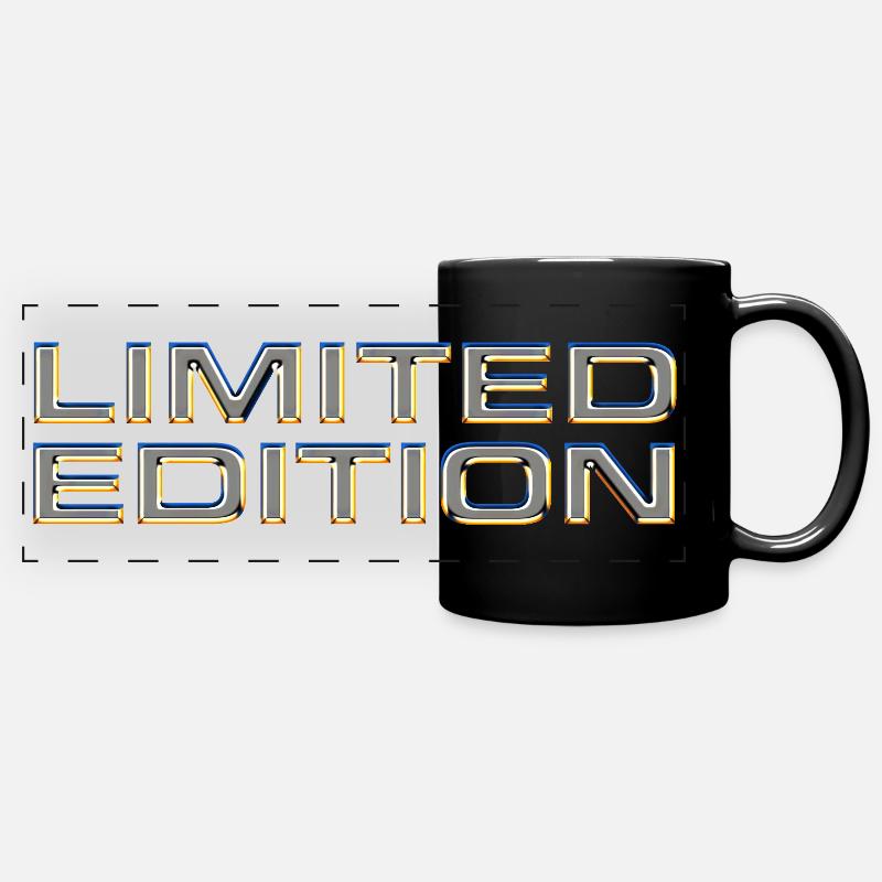 Limited Edition - Full Colour Panoramic Mug - black