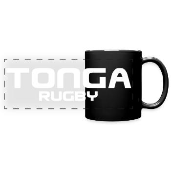Tonga Rugby - Sport - South Seas - Polynesia - Full Colour Panoramic Mug - black - Front