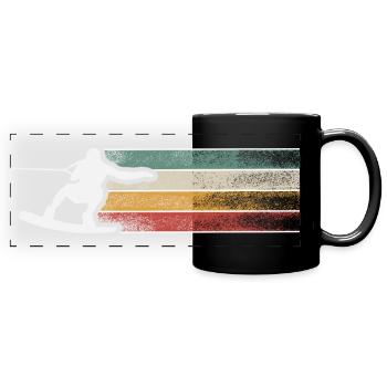 Wakeskate Wakeskating Wakeskater Wakeboard - Mug panoramique uni - noir - Devant