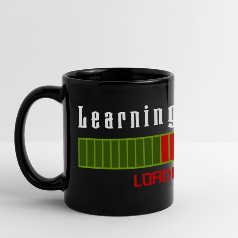 Learning Process Loading black shirt Full Colour Panoramic Mug