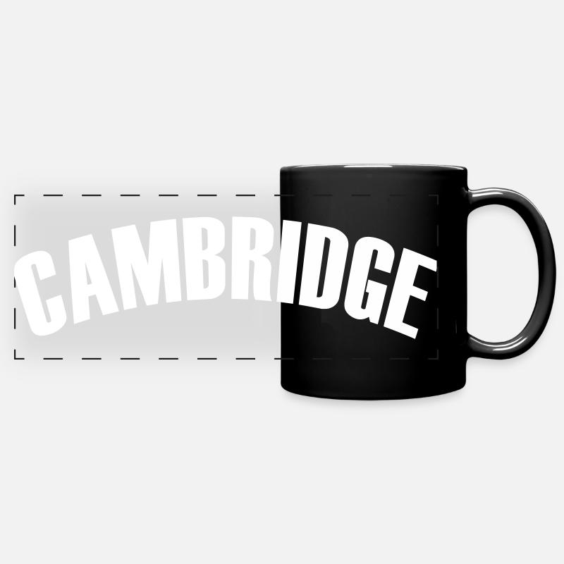 cambridge shirt - Panorama-Tasse farbig - Schwarz