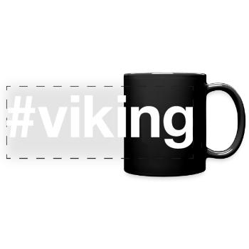 VIKING Hashtag - Panorama-Tasse farbig - Schwarz - Vorne