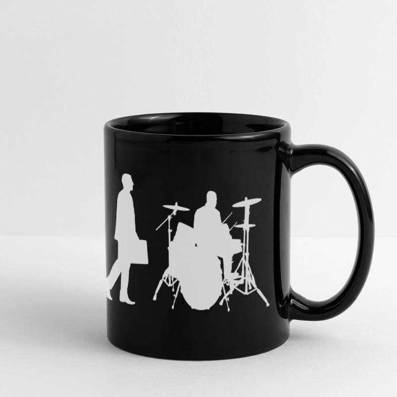 Drummer Evolution Full Colour Panoramic Mug
