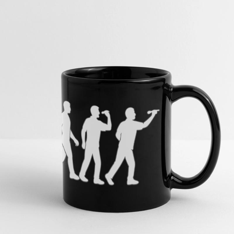 Evolution der Technik Panorama-Tasse farbig