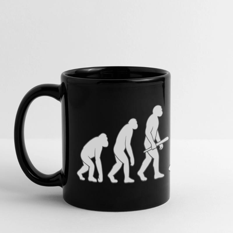 Evolution der Technik Panorama-Tasse farbig