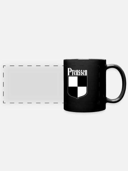 Preussen 03 - Panorama-Tasse farbig - Schwarz