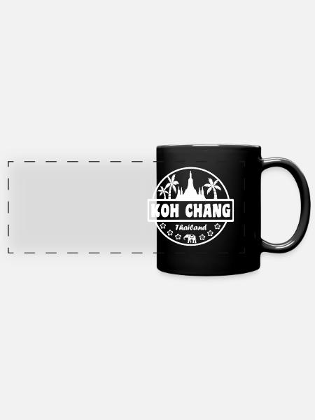 Koh Chang Thailand - Panorama-Tasse farbig - Schwarz