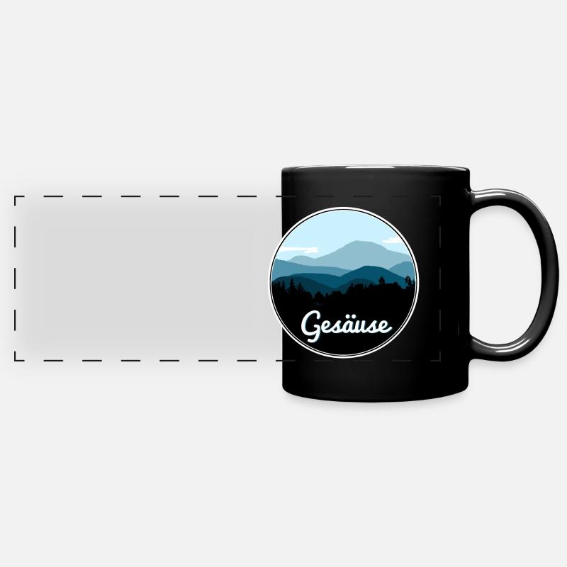 Gesäuse - Full Colour Panoramic Mug - black