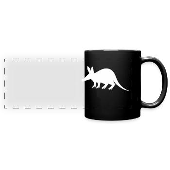Aardvark - coati - Full Colour Panoramic Mug - black - Front