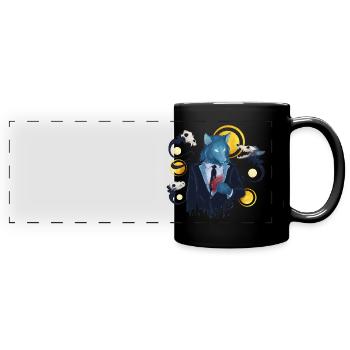 Blue Ink Spirits - A Wolf Heart Whisper - Full Colour Panoramic Mug - black - Front