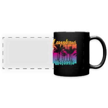 Langkawi Malaysia - Panorama-Tasse farbig - Schwarz - Vorne