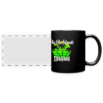 Îles Phi Phi Thaïlande - Mug panoramique uni - noir - Devant
