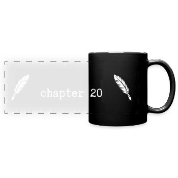 chapitre 20 Anniversaire - Mug panoramique uni - noir - Devant