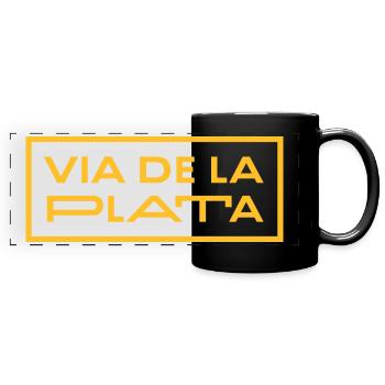 Via de la Plata | Camino de Santiago | St. James - Full Colour Panoramic Mug - black - Front